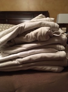 Stack of undershirts