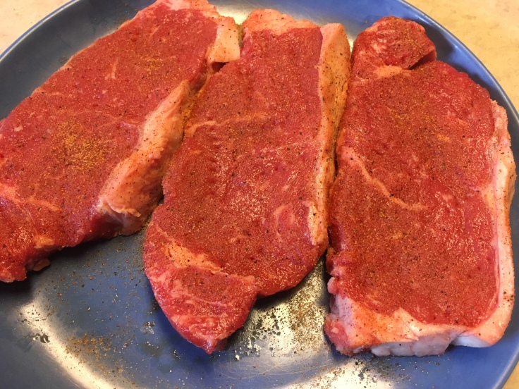 Eight Ounce NY Strip Steaks from South Dakota