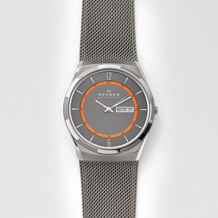 Skagen Melbye Titanium Steel Mesh Watch