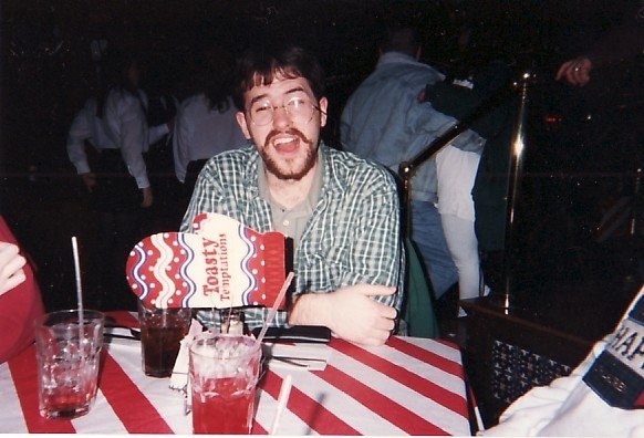 Colt Foutz college with overgrown goatee