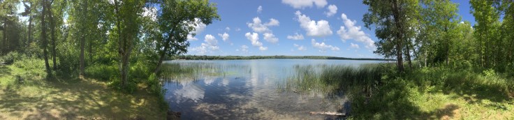 Panoramic View of Many Point Scout Camp campsite