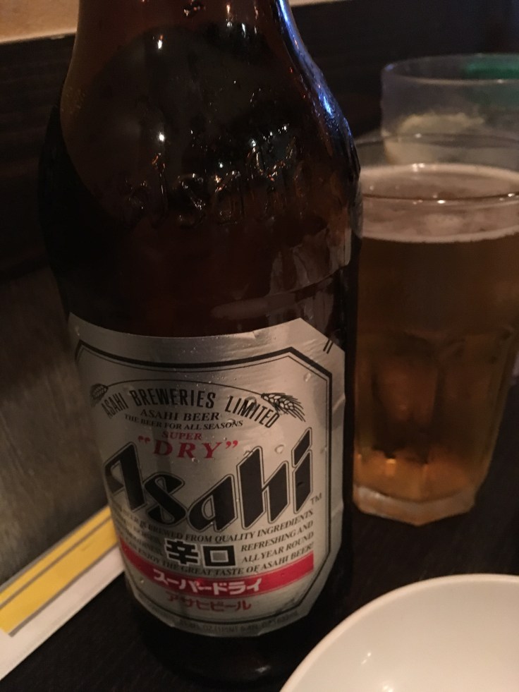 tall Asahi beer