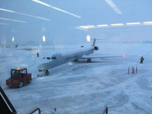 AA plane at gate FSD