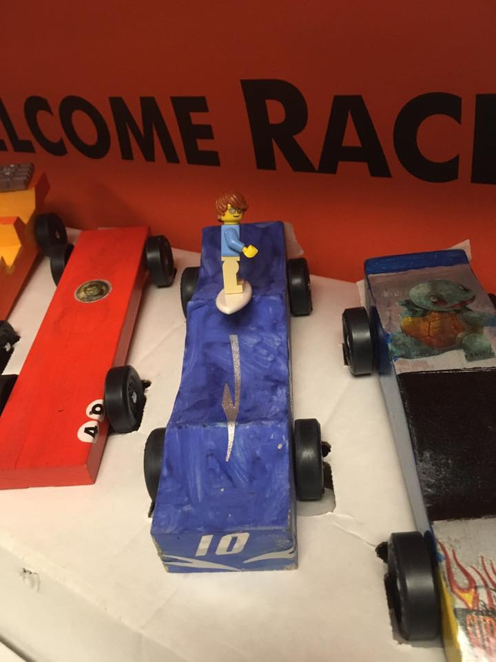 Wave Surfer Pinewood Derby Car