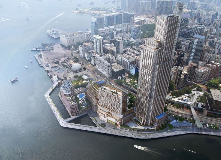 View of Rosewood Hong Kong in Tsim Sha Tsui Hong Kong