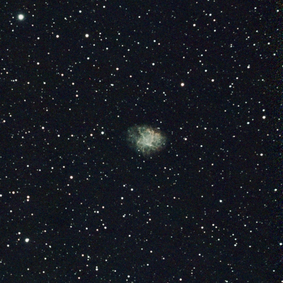 M1 Crab Nebula, March 2024, Brandon, SD