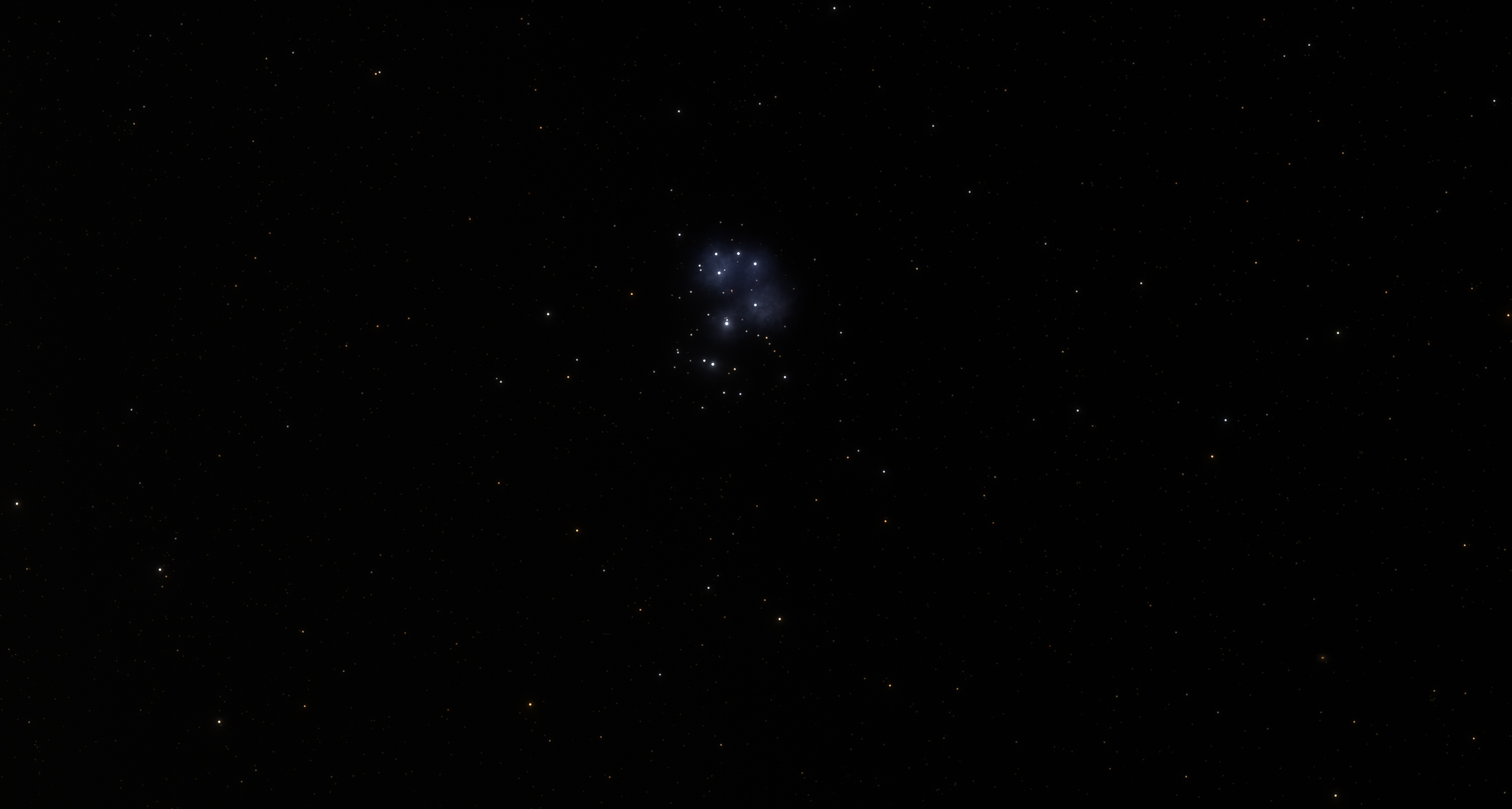 Space Engine Pleiades from Earth September 2024